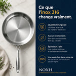 Poêle inox in