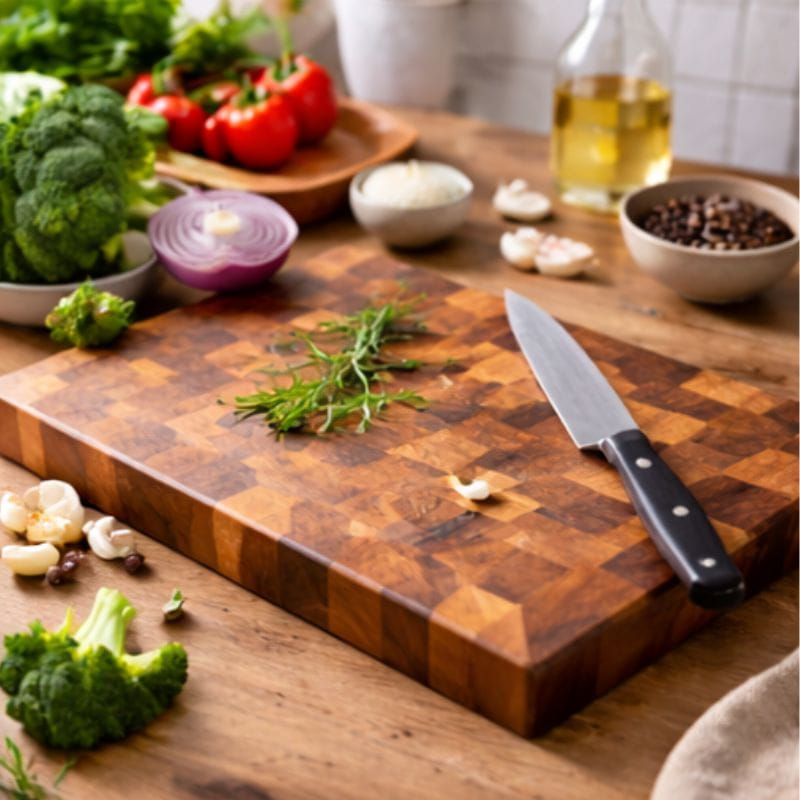 Planche en bois d'acacia