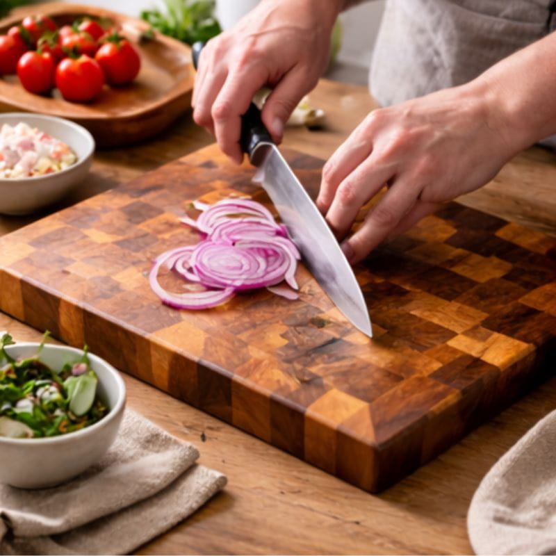 Planche en bois d'acacia