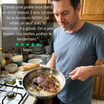 Poêle inox 316