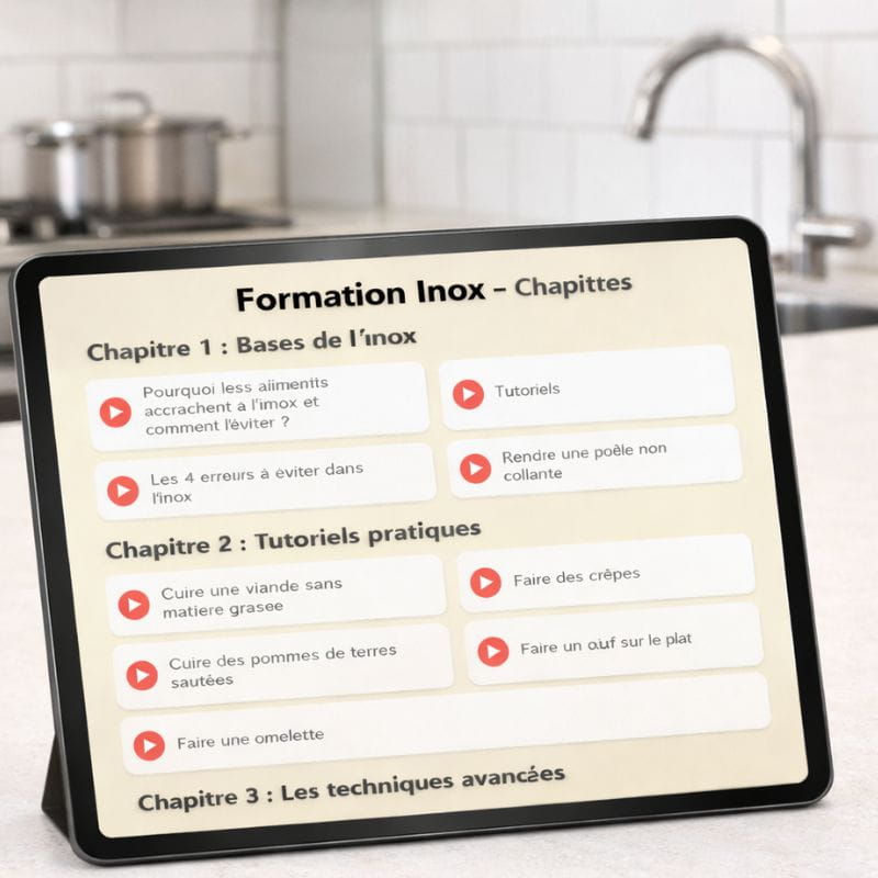 Formation inox