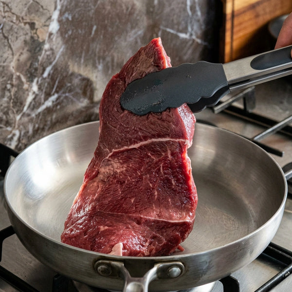 Cuire un steak sans matière grasse